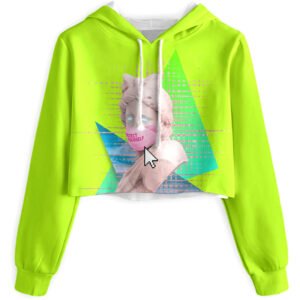 Protect Youself Cropped Hoodie